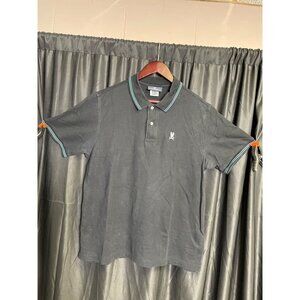Psycho Bunny Mens Black Polo Shirt Size 6UK / LUS Pima Cotton SKU 8576
